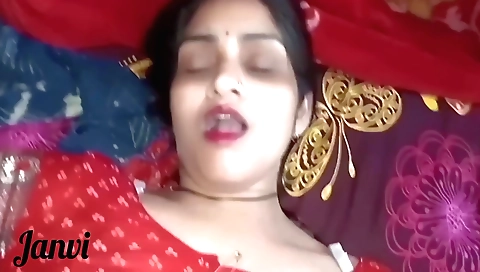 Indian brunette girl and her husband make a kinky relation