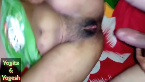 Stepmother-in-law plays with her stepsister-in-law