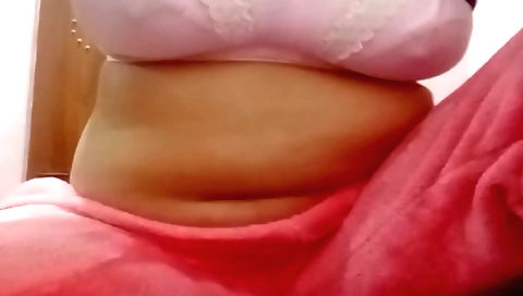 Sexy amateur woman masturbating and getting naked in front