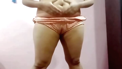 Horny nurse with a fabulous ass is showing off on the web cam