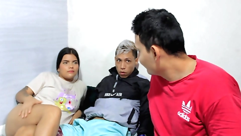 Indian pornstar deepthroat sex with stepbrother and friend