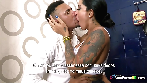 Indian milf has a hot tattooed pussy in an amateur video