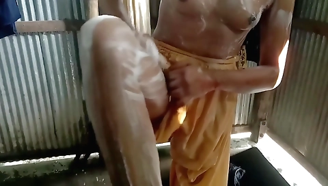 First Time Close-up Bathroom Shower College Girlfriend