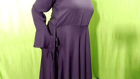 Indian solo teacher with sexy body fucks her back door