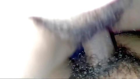 hairy cunt served with a big load of meat in the morning