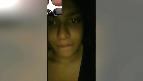 Indian brunette 18+ teen 18+ shows her body in homemade vid