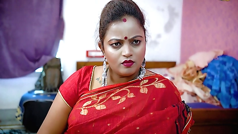 Hot indian milf with big tits gets fucked by her stepson