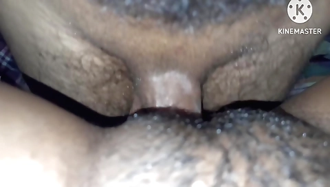 A brunette with a nice ass and large boobs is in hot mood