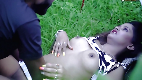 Horny brunette is riding her big dick for the world