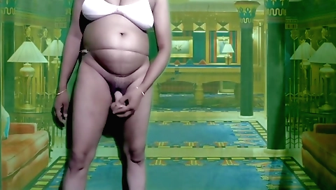 A tight ass amateur with big booty masturbates with a dildo