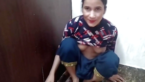 Indian stepsister takes a deep breath and enjoys a sensual moment