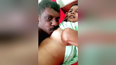 Sexy indian girl enjoys riding her man's cock on webcam