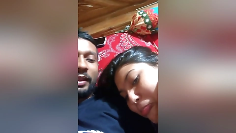 Amateur wedding video show off of the couples love