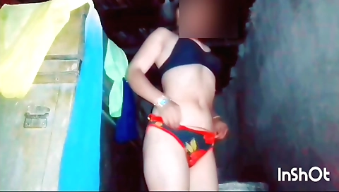 Brunette girl with oil on pussy fucks and gets creampie