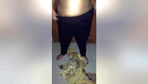 Sexy beauty showing off her big boobies on the webcam