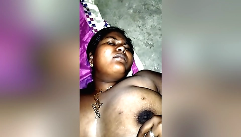 Busty indian girl in bed getting a dick in her tight cunt