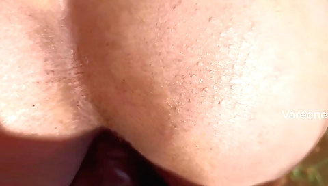 Indian wife with a big ass gets anal fucked outdoors