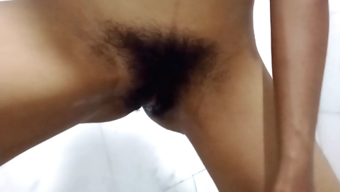 Hairy indian woman enjoys some fetish sex in her solo video