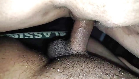 Indian stepsister-in-law left on sofa in her house