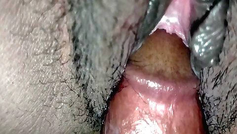 Hairy and sexy girl gets her pussy filled with a cock