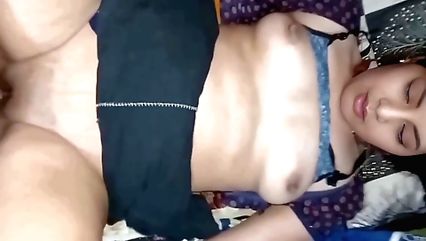 Stepbrother fucked my cunt in the bathroom and made it wet