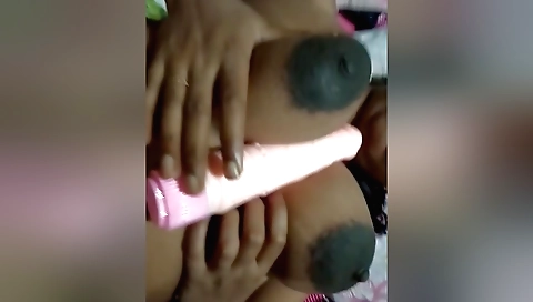 Indian solo video with a hot big tits brunette girl