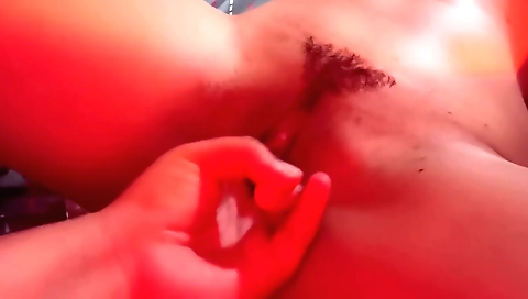 Indian hairy amateur gets her cunt filled with cum