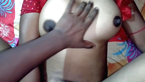 Indian woman with a hairy pussy gets her pussy licked