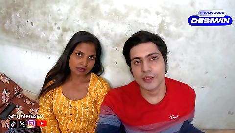 Indian hottie is smoking a cigarette before giving a hint