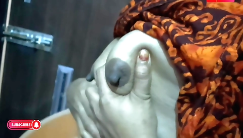 Indian brunette plays with her vibrator and then gets fucked