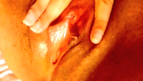 Sexy latina squint with a shaved and very wet pussy