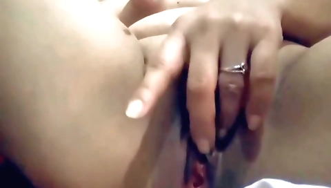 My amateur brunette masturbation porn on web video