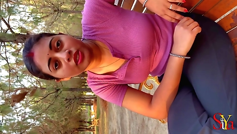 Indian girl enjoys sex with a guy after a long day