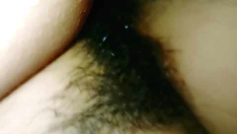 Hairy doll with natural hairy pussy in homemade fetish video