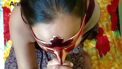 Desi Aunty Giving Blowjob To Her Friend At Hotel Room