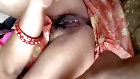 Hairy Indian woman with big boobies got fucked by her stepbro