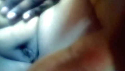 Amateur teen with a hole in her ass spreads thighs and rubs them