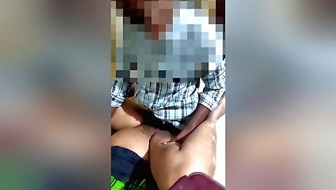 Hairy indian woman in a sexy outfit and white dress