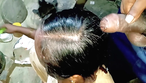 Stepmother wants to shower and gets banged in the kitchen