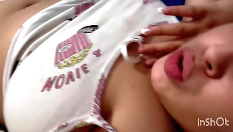 Hot brunette fucker on the massage bed gets fucked 18+