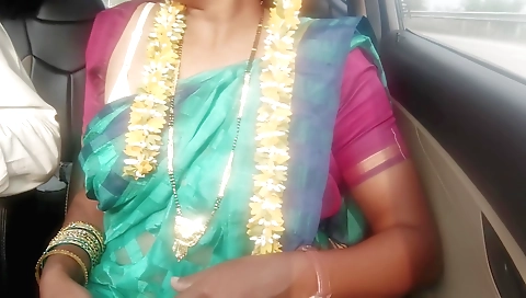 Indian solo with a stepmom getting fucked in the car