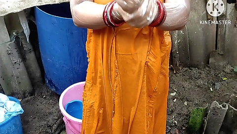 Hot girl in a sexy outfit shows off her natural tits