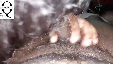 Amateur brunette with a huge dick fucks her tight ass