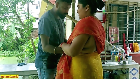 Chubby bhabhi with big tits gets fucked in the bedroom