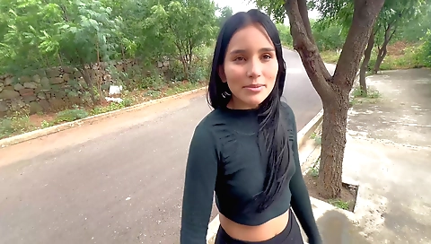 Indian stepsister gets fucked in her pussy by her stepbro