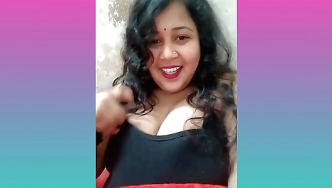 Indian brunette amateur solo girl with big tits fucked