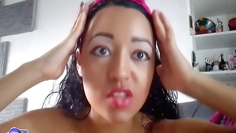 Amateur blonde hairy pussy video with amazing and unique sex