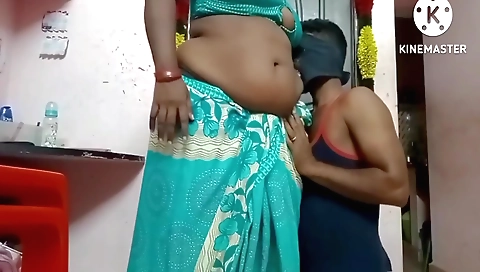 Indian milf 18+ fucks husband at the home in amateur sex video