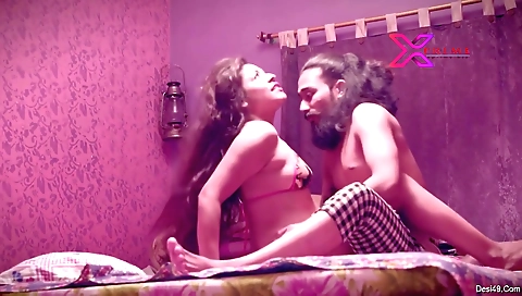 Dream5 chubby brunette in stockings is showing off